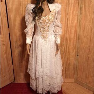western wedding dress